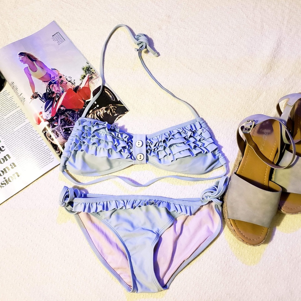 Periwinkle String Bikini -Size M- Xhilaration